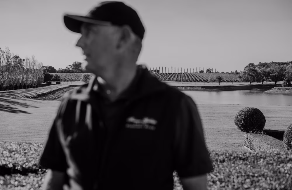 Fraser Gallop Estates' viticulturist  Mike Bolas